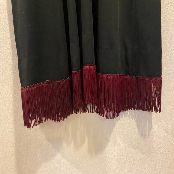 Fred Rothschild Vintage Sheath Dress With Fringe Size 12 - Picture 8 of 13